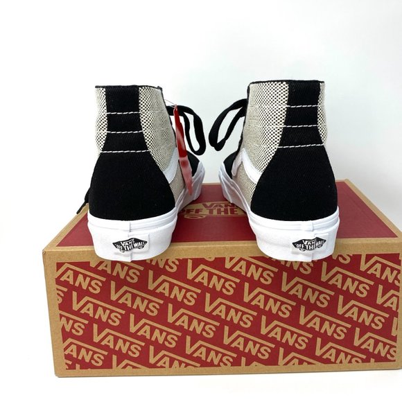 VANS  Sk8-Hi Tapered 2-Tone Linen Black Canvas W - Picture 3 of 8